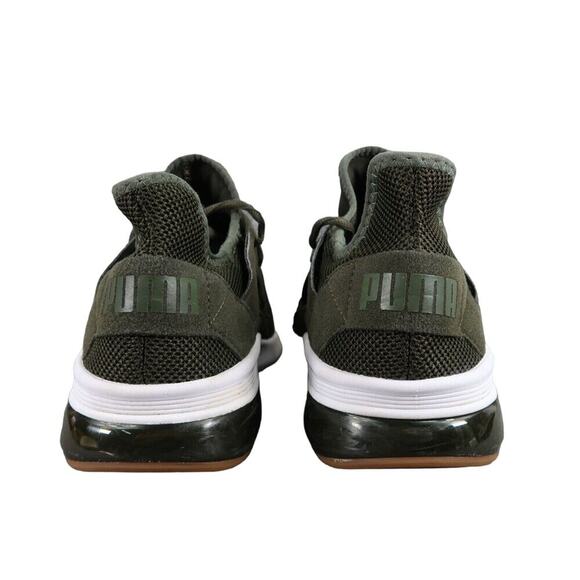 Puma Shoes Mens 11 Athletic Trainers Electron Street Sneaker Green Gym Running - Picture 5 of 14